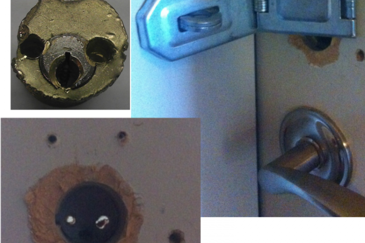 This is what happens when you hire an untrained locksmith!